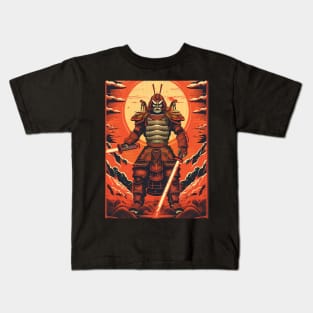 Japanese samurai movie poster Kids T-Shirt